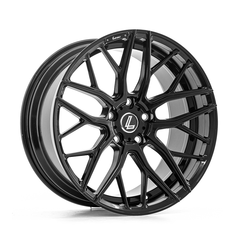 LENSO CQA hliníkové disky 9,5x19 5x108 ET40 GLOSS BLACK