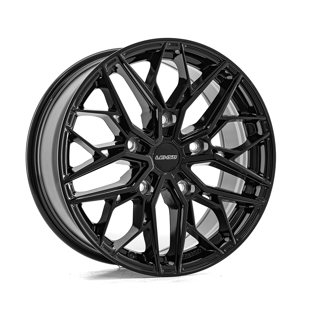 LENSO VENTUS hliníkové disky 8x18 5x160 ET48 GLOSS BLACK